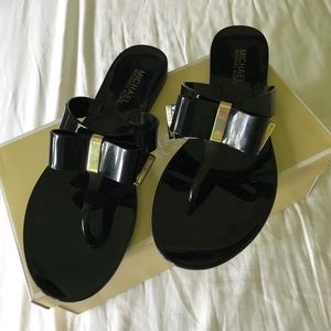 Michael Kors Kayden Jelly Bow Sandals